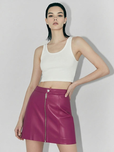 JEREMIAH UPCYCLED LEATHER MINI