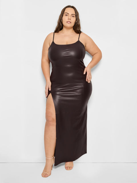 CURVE APHRODITE STRETCH LEATHER DRESS