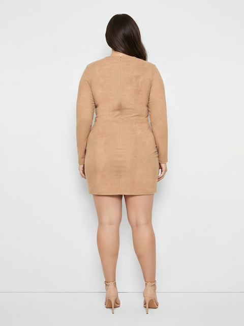 CURVE DEMETER STRETCH SUEDE DRESS - AS by DF