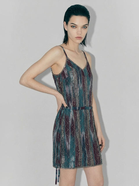 FULL MOON BEADED DRESS - AS by DF
