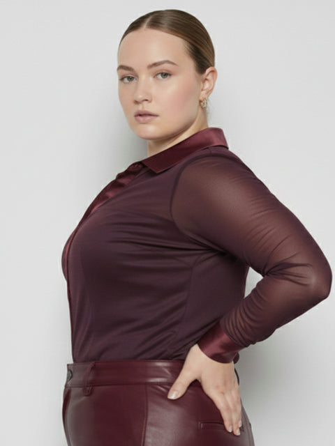 CURVE ESCAPADE STRETCH BLOUSE
