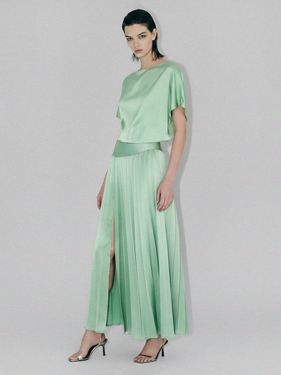 MATCHA PLEATED SKIRT – AS by DF