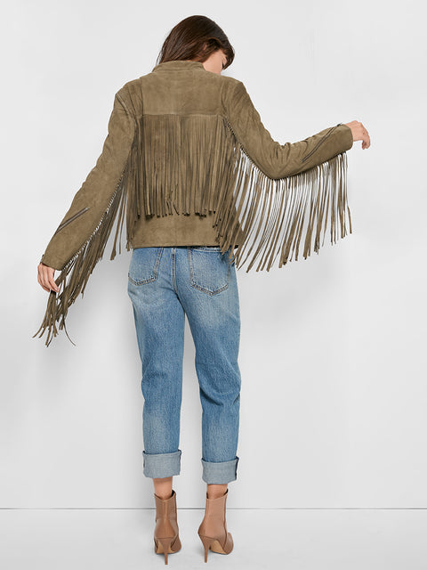 HAUTE LEATHER MOTO JACKET - AS by DF