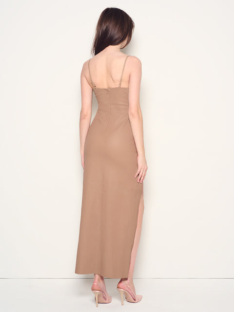 APHRODITE STRETCH LEATHER DRESS - AS by DF