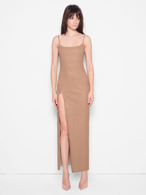 APHRODITE STRETCH LEATHER DRESS - AS by DF