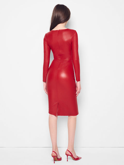 MRS. SMITH STRETCH LEATHER DRESS - AS by DF