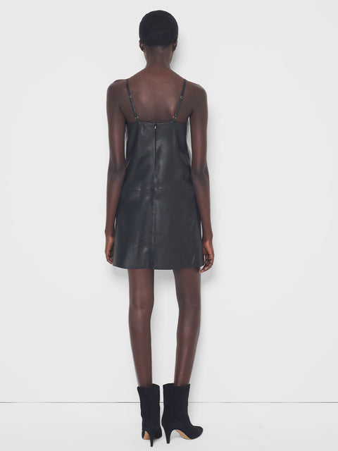 RYDER UPCYCLED LEATHER DRESS