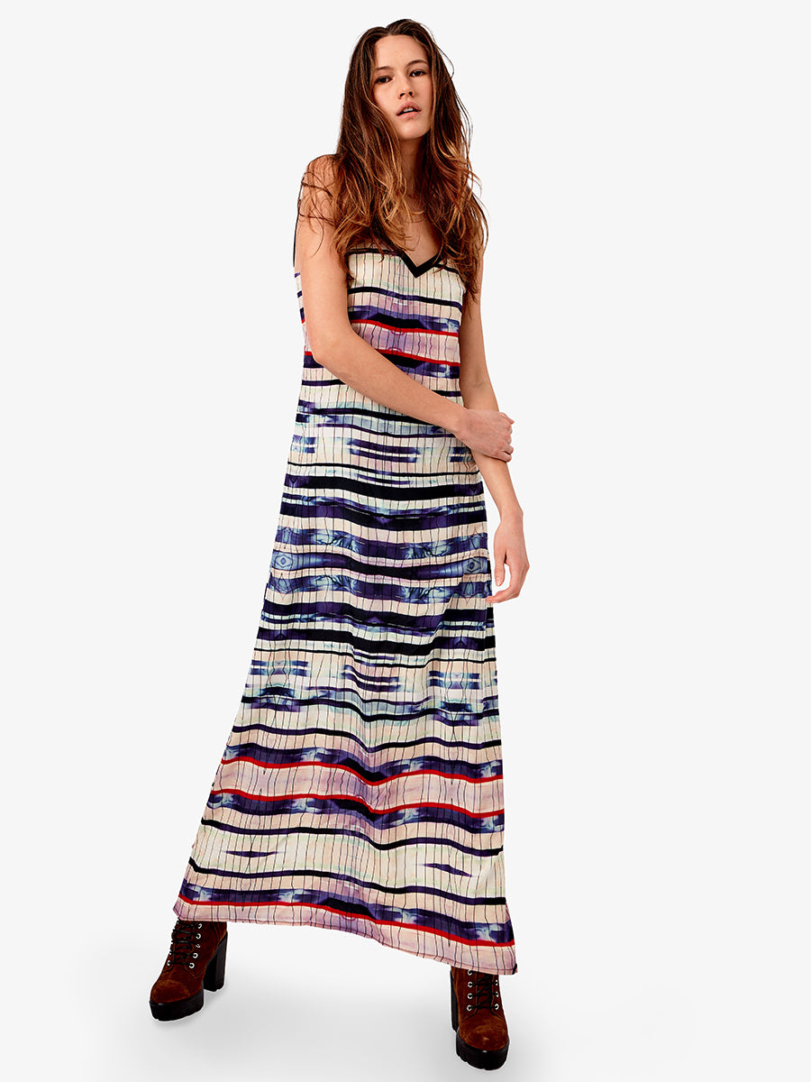 As by DF Kelly Maxi Dress - Coral Pink