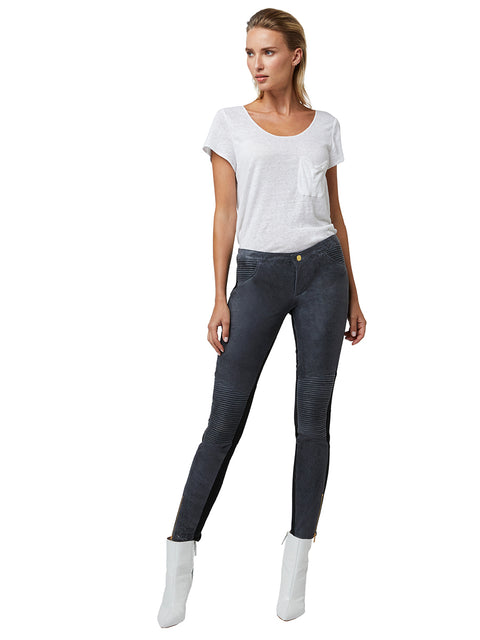 LEGGINGS SUZANNE IN PELLE