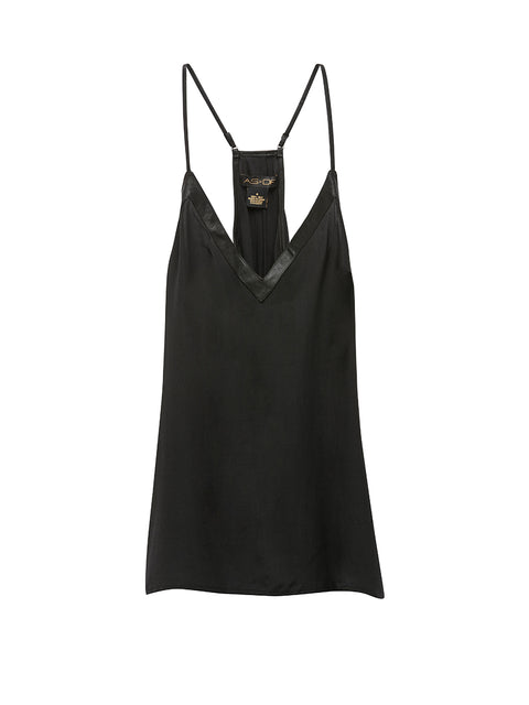 BLACK NIGHTS SILK CAMI - AS by DF