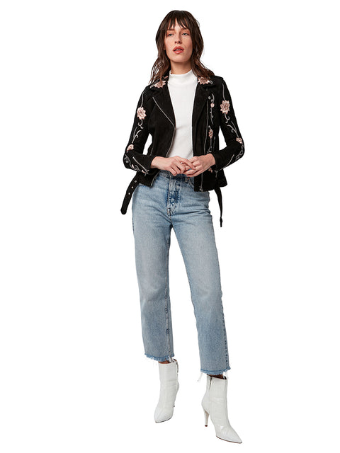 LOTUS FLOWER LEATHER JACKET - AS by DF