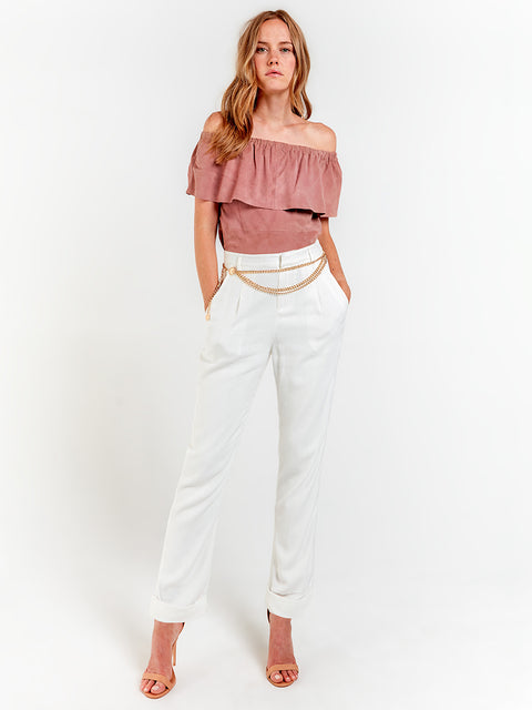 CAPE HORN SUEDE TOP - AS by DF