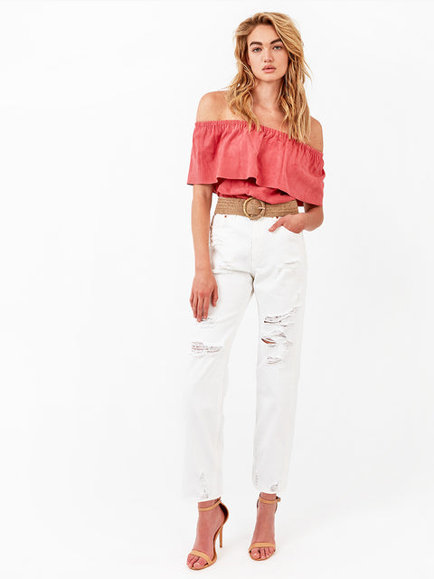 CAPE HORN SUEDE TOP - AS by DF