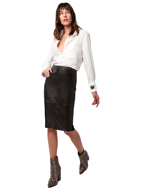 PORT ELIZABETH LEATHER SKIRT