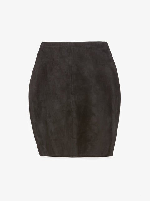 BREVE STRETCH SUEDE SKIRT