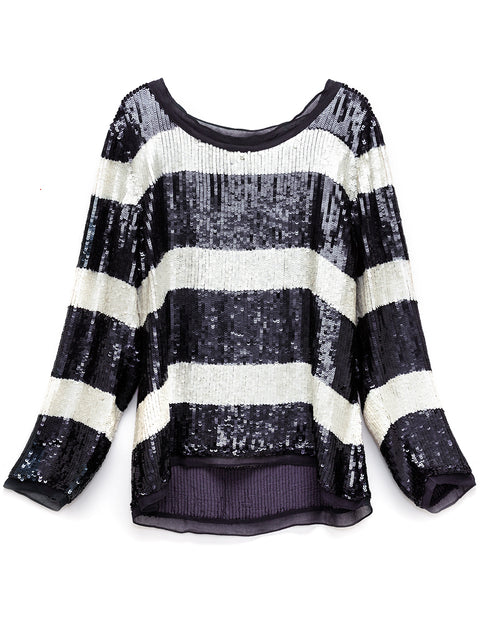 THE SEQUIN RUGBY TEE