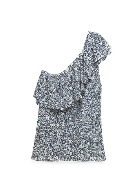 LA FLEUR ONE SHOULDER TOP