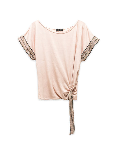 TOP GIADA CON PERLINE