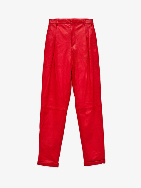 PANTALONE DENISE IN PELLE RICICLATA