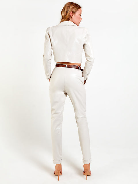 PANTALONE DENISE IN PELLE RICICLATA