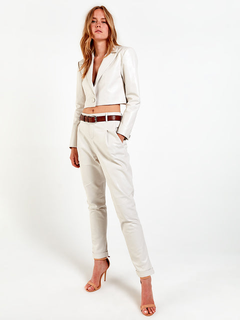 PANTALONE DENISE IN PELLE RICICLATA