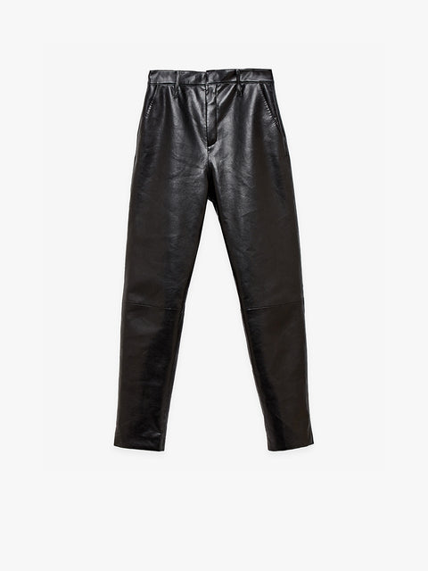 JORDAN RECYCLED LEATHER TROUSERS