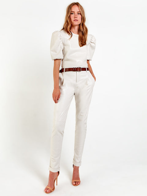 MARA RECYCLED LEATHER TEE