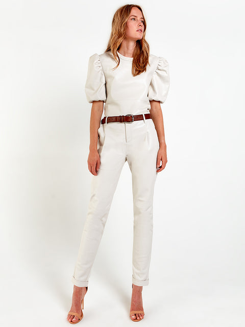 T-shirt MARA IN PELLE RICICLATA