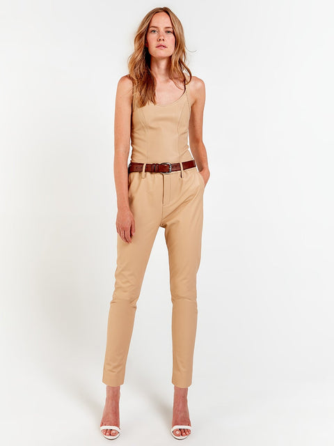 JORDAN RECYCLED LEATHER TROUSERS