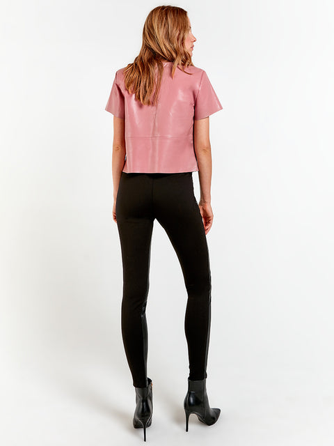 AWAKEN RECYCLED LEATHER TEE