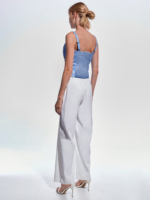 BECCA RECYCLED LEATHER TANK