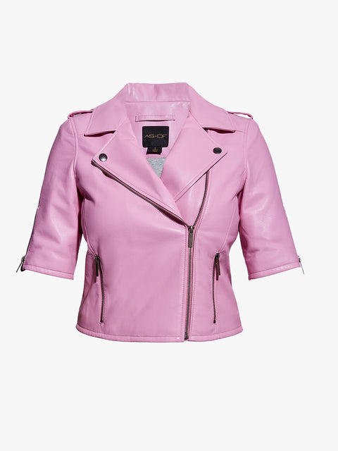 CLEMENTINE RECYCLED LEATHER JACKET