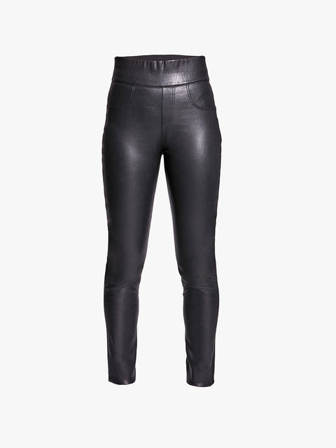 GIGI STRETCH LEATHER LEGGINGS - AS by DF