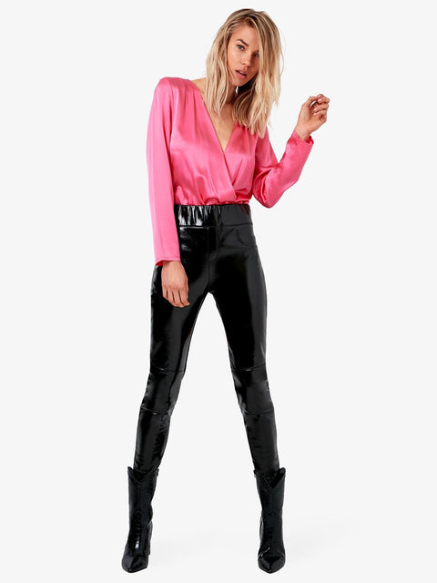 LEGGINGS GIGI IN PELLE RICICLATA