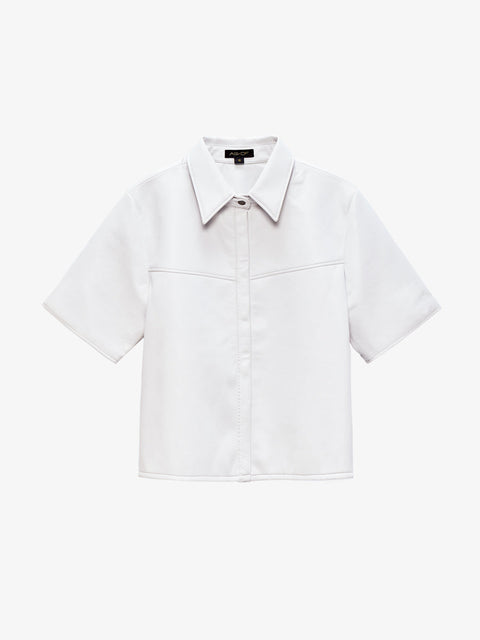 TOP IN PELLE RICICLATA MOJAVE