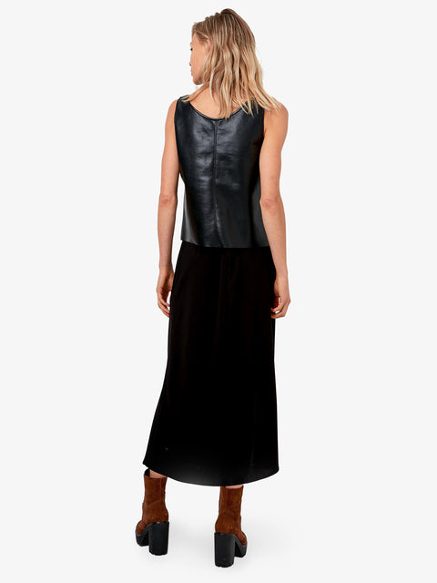 PORT ELIZABETH RECYCLED LEATHER TANK