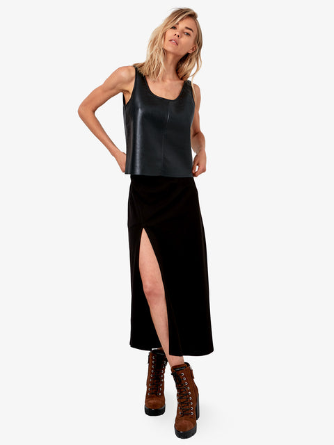 PORT ELIZABETH RECYCLED LEATHER TANK