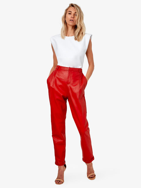 BLAZE RECYCLED LEATHER TEE