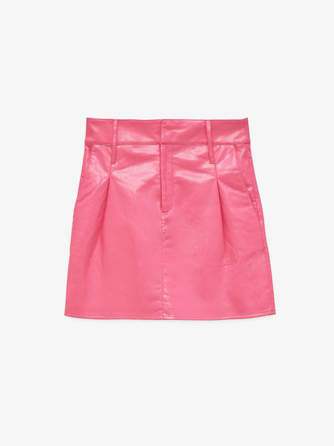 JORDAN RECYCLED LEATHER SKIRT