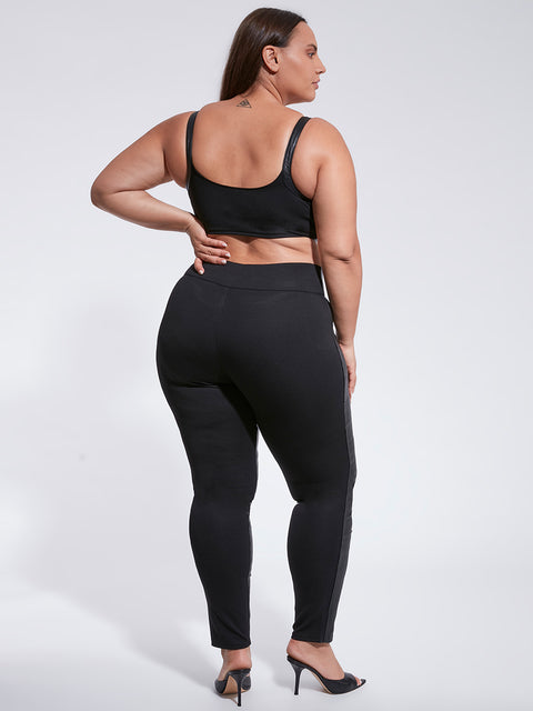 CURVE MERCURY RECYCLED LEATHER BRALETTE