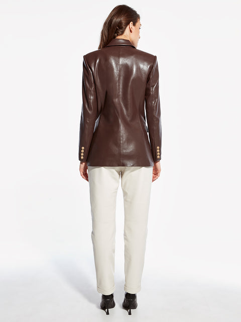 BECK RECYCLED LEATHER BLAZER