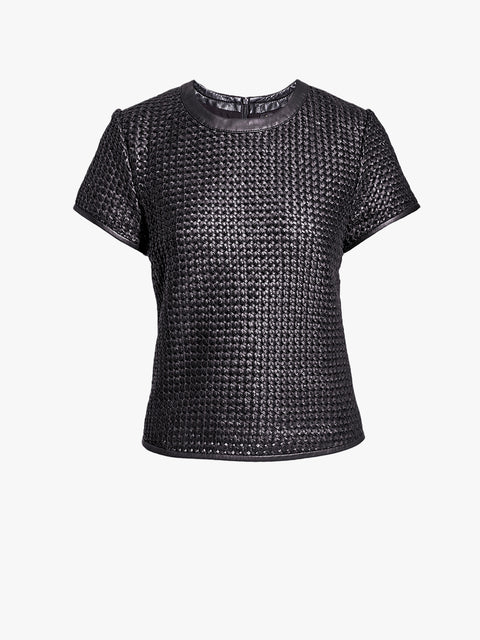 T-shirt PIAZZA IN PELLE RICICLATA