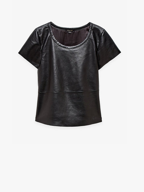 NEW GUARD RECYCLED LEATHER TEE