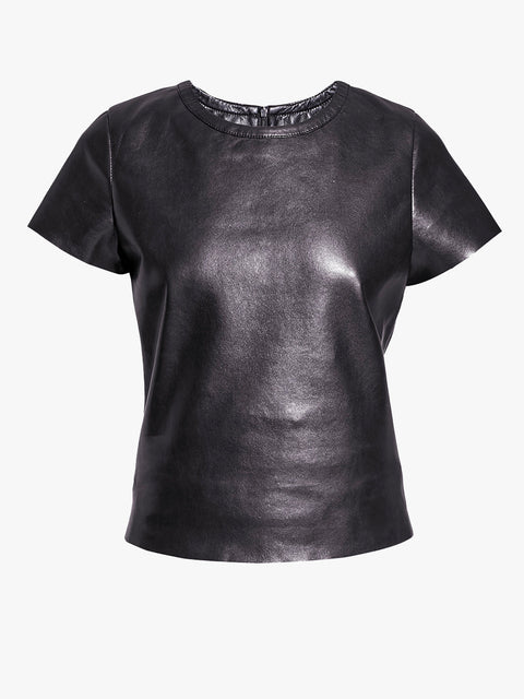 CURVE NEW GUARD RECYCLED LEATHER TEE