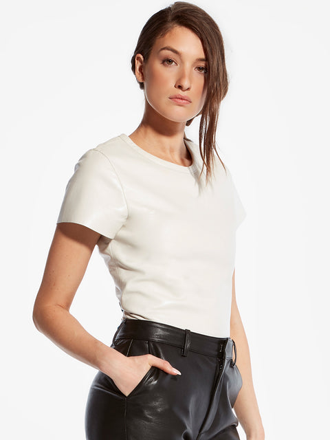 NEW GUARD RECYCLED LEATHER TEE