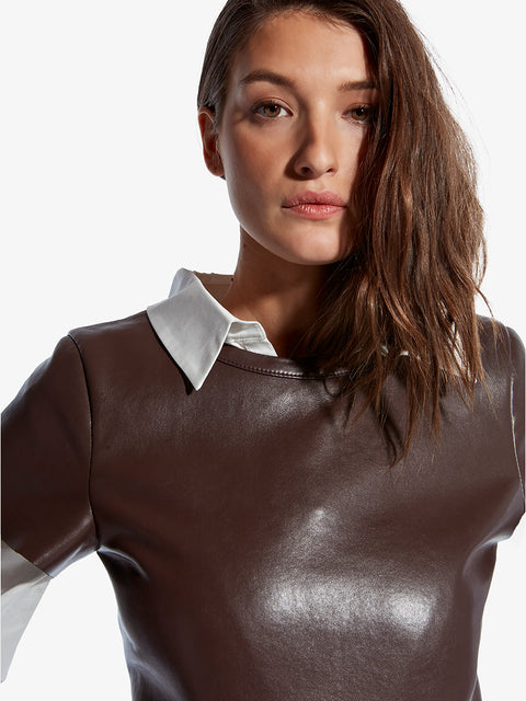 NEW GUARD RECYCLED LEATHER TEE