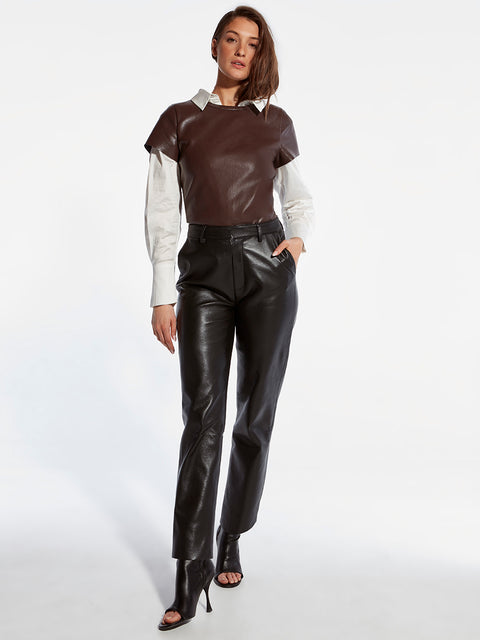 NEW GUARD RECYCLED LEATHER TEE