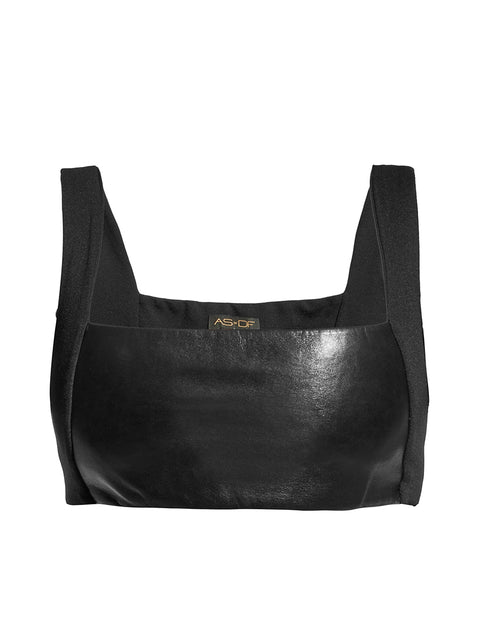 HAILEY RECYCLED LEATHER BRALETTE