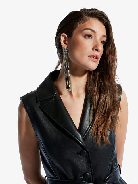 LOLA LEATHER DRESS