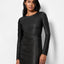 MRS. SMITH STRETCH LEATHER DRESS
